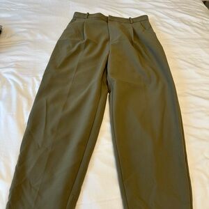 Zara Olive Green Trousers